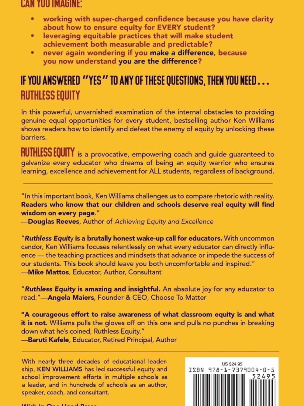 Amazon Yellow "Ruthless Equity" Notebook Journal - Picture 3 of 3